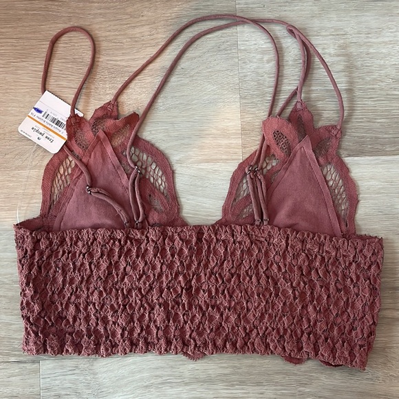 Free People Fairy Intimately Adella Longline Bralette Copper - Picture 6 of 10